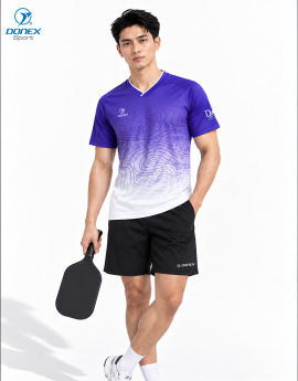 Áo thể thao nam MC-9174-01-09 Trắng phối tím